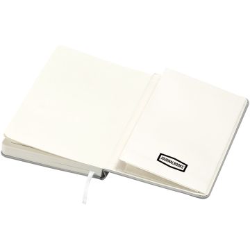 Classic A5 hard cover notebook Silver - 1 Bounce Creative Designs