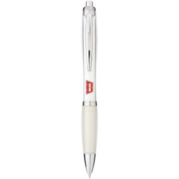 Pen With Coloured Barrel  Grip Black Ink Nash - 1 Bounce Creative Designs