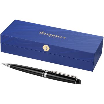 Expert ballpoint pen Solid black  silver - 1 Bounce Creative Designs