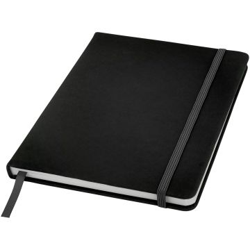 Spectrum A5 notebook with blank pages Solid black - 1 Bounce Creative Designs