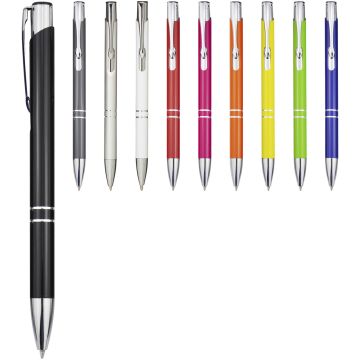 Moneta aluminium click ballpoint pen Royal blue - 1 Bounce Creative Designs