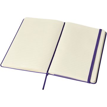 Classic L hard cover notebook  ruled Medium purple - 1 Bounce Creative Designs