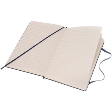Classic L hard cover notebook  ruled Sapphire blue - 1 Bounce Creative Designs