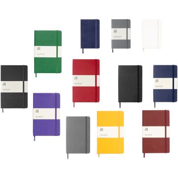 Classic L hard cover notebook  ruled Scarlet red - 1 Bounce Creative Designs