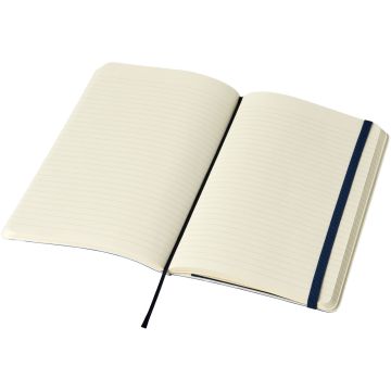 Classic L soft cover notebook  ruled Sapphire blue - 1 Bounce Creative Designs