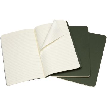 Cahier Journal L  ruled Myrtle green - 1 Bounce Creative Designs