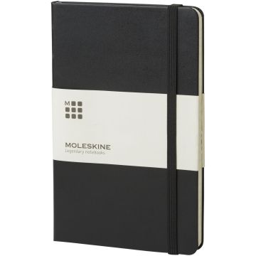 Classic L hard cover notebook  squared Solid black - 1 Bounce Creative Designs