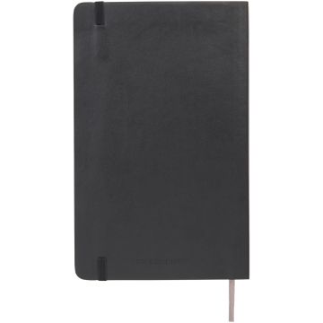 Classic L soft cover notebook  squared Solid black - 1 Bounce Creative Designs