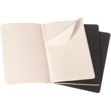 Cahier Journal L  plain Solid black - 1 Bounce Creative Designs