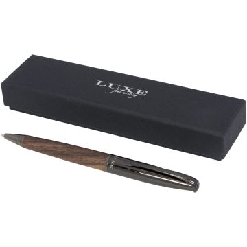 Luxe Loure Wood Barrel Ballpoint Pen Black - 1 Bounce Creative Designs