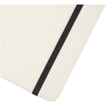 Bass A5 recycled hard cover notebook with lined pages