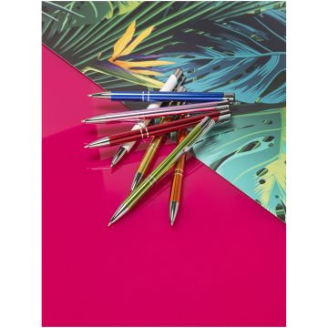 Metal Anodized Pen Black Ink Moneta 