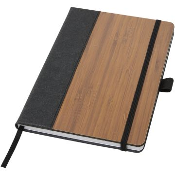 Note A5 bamboo notebook Black - 1 Bounce Creative Designs