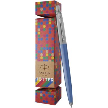 Jotter Cracker Pen gift set Process blue - 1 Bounce Creative Designs