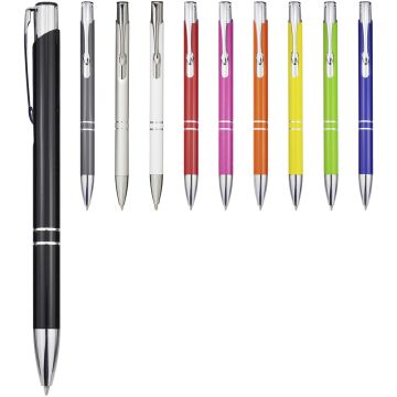 Moneta recycled aluminium ballpoint pen (blue ink)