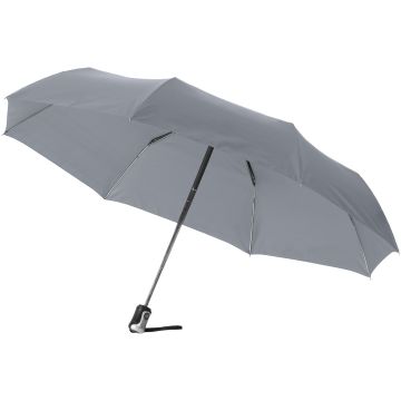 Alex 215 foldable auto openclose umbrella Grey - 1 Bounce Creative Designs