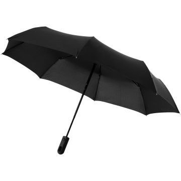 Trav 215 foldable auto openclose umbrella Solid black - 1 Bounce Creative Designs