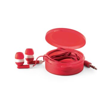11032. Earphones Red