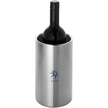 Stainless Steel Wine Cooler Double Walled Cielo Silver - 1 Bounce Creative Designs