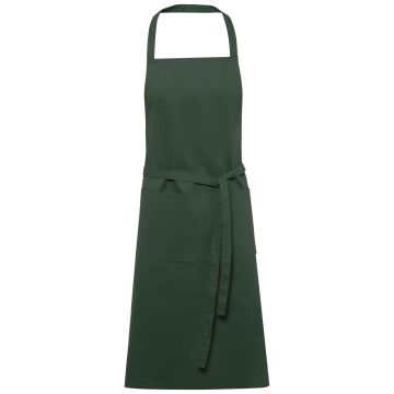 Orissa 200 gm2 GOTS organic cotton apron Forest green - 1 Bounce Creative Designs