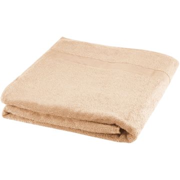 Evelyn 450 gm cotton bath towel 100x180 cm Beige - 1 Bounce Creative Designs