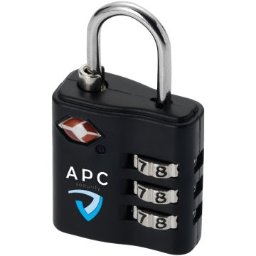 Kingsford TSA Luggage Suitcase Lock Solid black - 1 Bounce Creative Designs