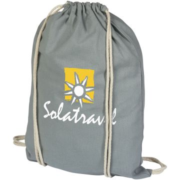 Oregon Cotton Drawstring Bag - 1 Bounce Creative Designs