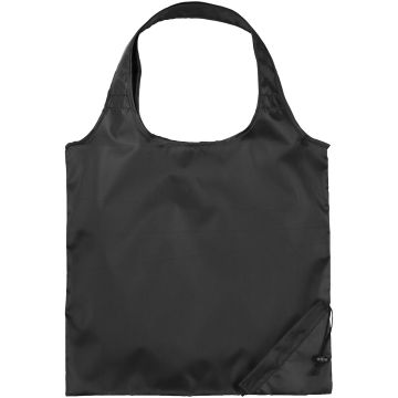 Bungalow foldable tote bag Solid black - 1 Bounce Creative Designs