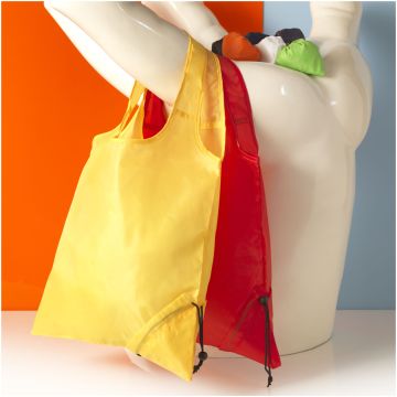 Bungalow foldable tote bag Yellow - 1 Bounce Creative Designs
