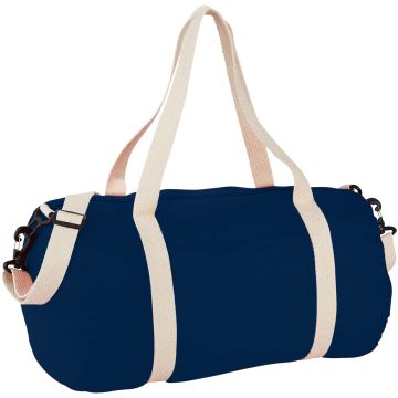 Cochichuate cotton barrel duffel bag 25L Navy - 1 Bounce Creative Designs