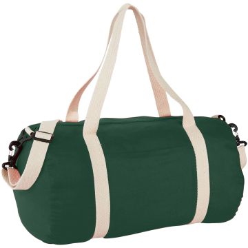 Cochichuate cotton barrel duffel bag 25L Forest green - 1 Bounce Creative Designs