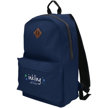 Stratta 15 laptop backpack 15L Navy - 1 Bounce Creative Designs