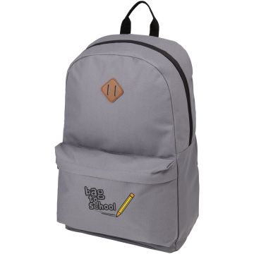 Stratta 15 laptop backpack 15L Grey - 1 Bounce Creative Designs