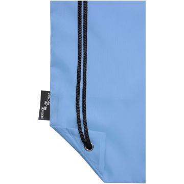 Oriole RPET drawstring backpack 5L Light blue - 1 Bounce Creative Designs