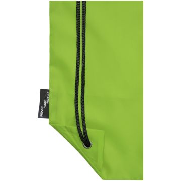 Oriole RPET drawstring backpack 5L Lime - 1 Bounce Creative Designs