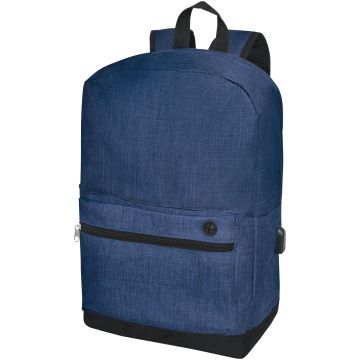 Hoss 156 business laptop backpack 16L Heather navy - 1 Bounce Creative Designs