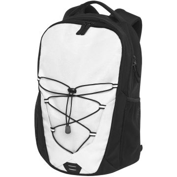 Trails backpack 24L White  solid black - 1 Bounce Creative Designs