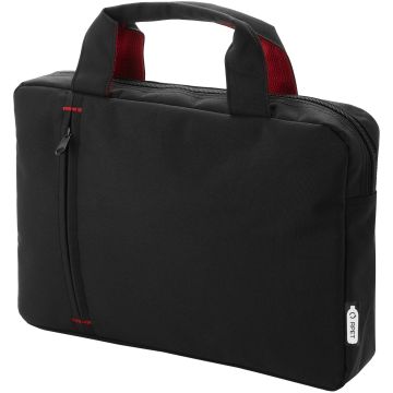 Detroit RPET conference bag 4L Red  solid black - 1 Bounce Creative Designs