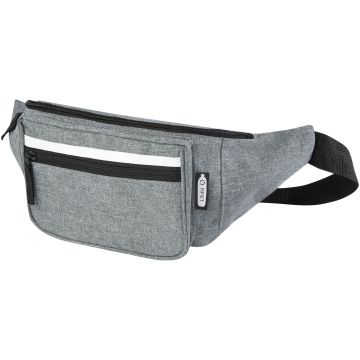 Journey RPET waist bag Heather grey - 1 Bounce Creative Designs