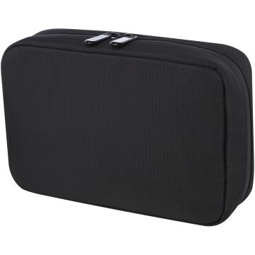 Promotional Rise GRS Recycled Organiser Pouch Black