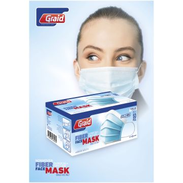 Moore Type IIR Face Mask Boxes Of 50 Light blue - 1 Bounce Creative Designs