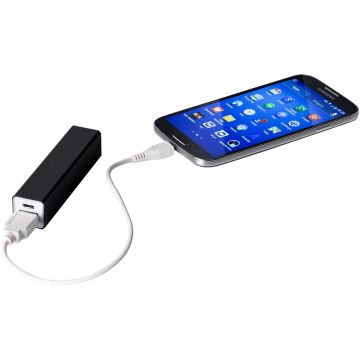 Volt 2200 mAh power bank Solid black - 1 Bounce Creative Designs
