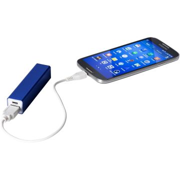 Volt 2200 mAh power bank Royal blue - 1 Bounce Creative Designs