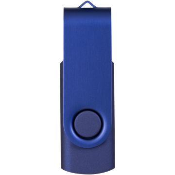 Rotatemetallic 4GB USB flash drive Navy - 1 Bounce Creative Designs