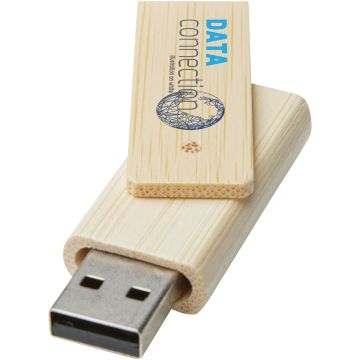 Eco Rotate Bamboo USB Flash Drive 4GB