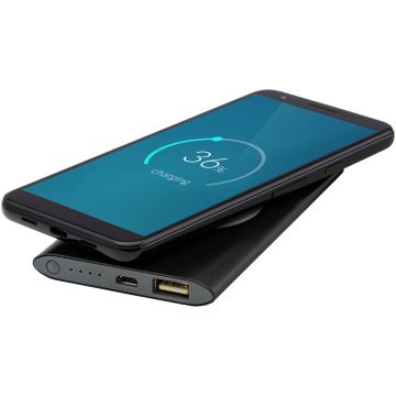 Juice 4000mAh wireless powerbank  Solid black - 1 Bounce Creative Designs