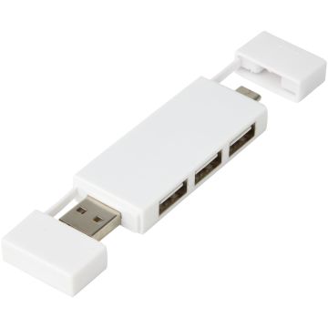 Mulan dual USB 20 hub White - 1 Bounce Creative Designs