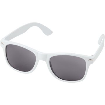 Sun Ray rPET sunglasses White - 1 Bounce Creative Designs
