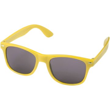 Sun Ray rPET sunglasses Yellow - 1 Bounce Creative Designs