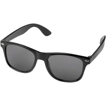 Sun Ray rPET sunglasses Solid black - 1 Bounce Creative Designs